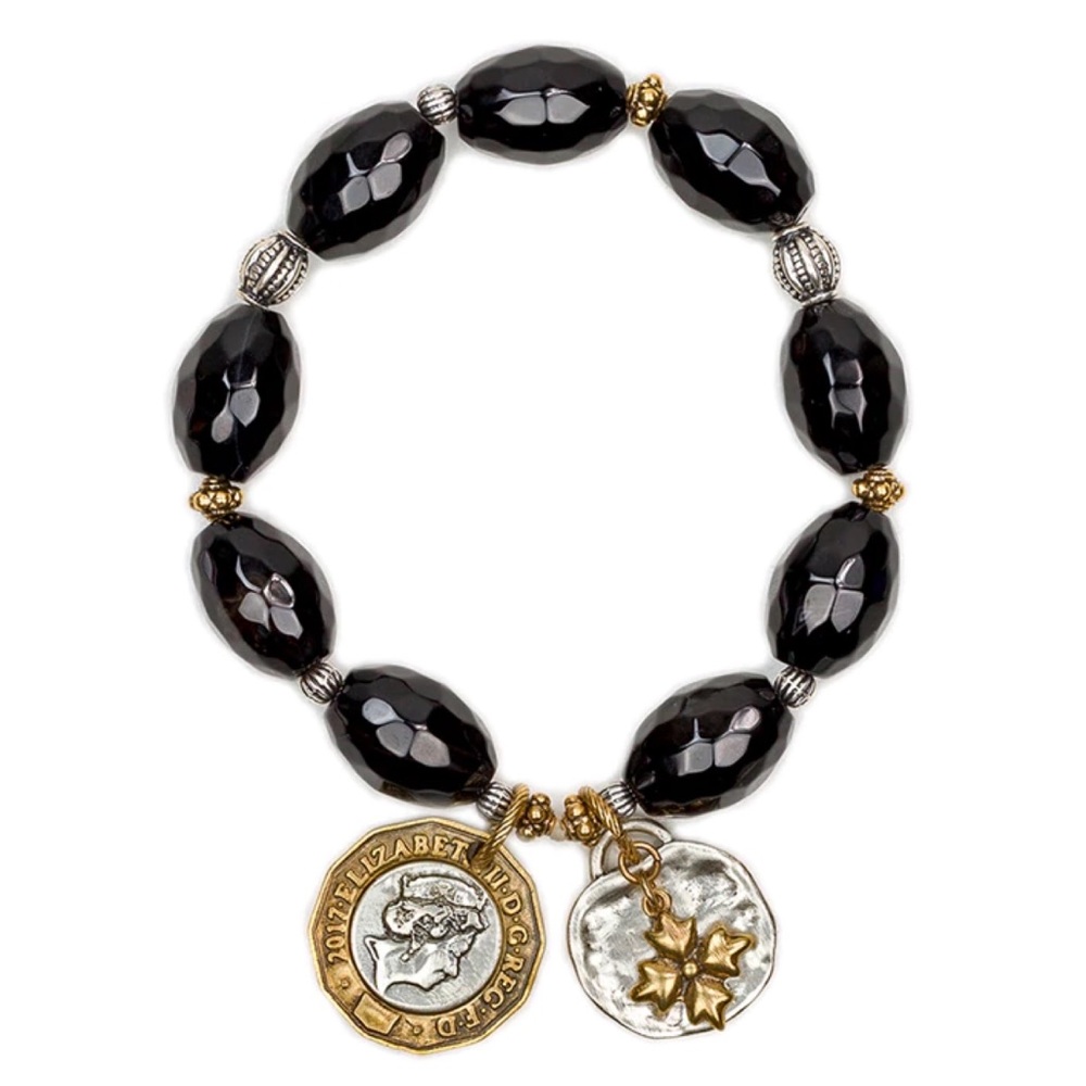 Patricia Nash World Coin Stretch Bracelet